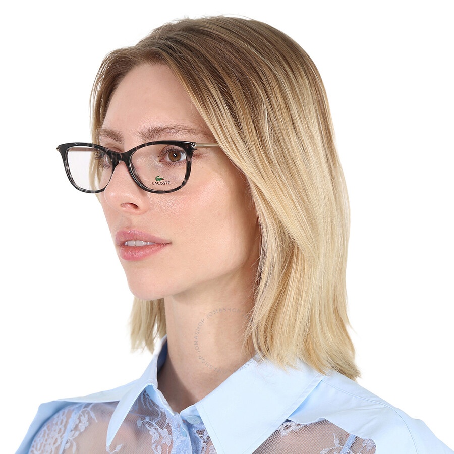 Lacoste Demo Cat Eye Ladies Eyeglasses L2863 215 53 - 2