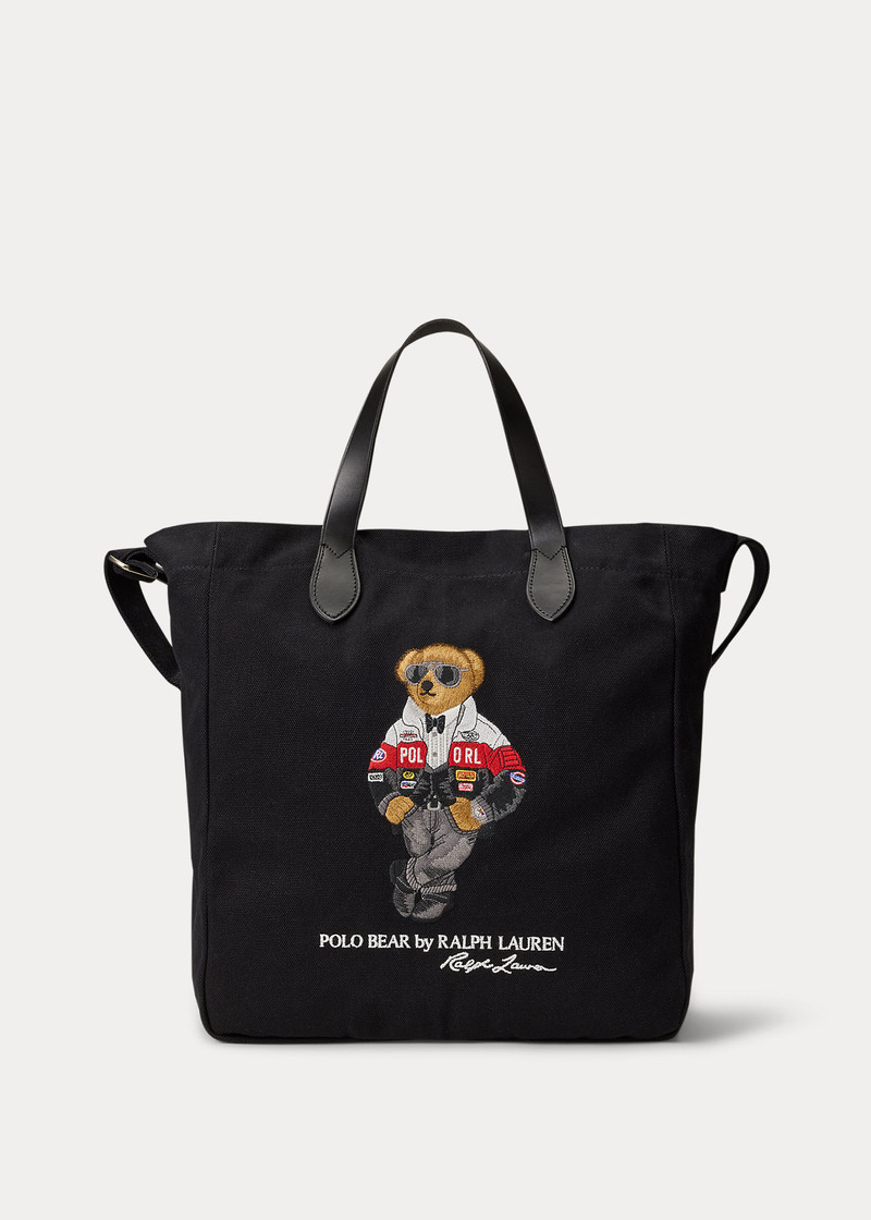 Polo Bear Canvas Shopper Tote 1