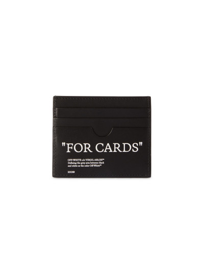 Off-White Quote Bookish Card Case outlook