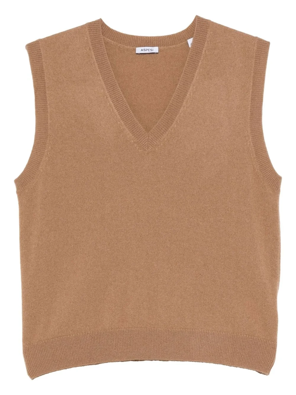 V-neck sleeveless sweater - 1