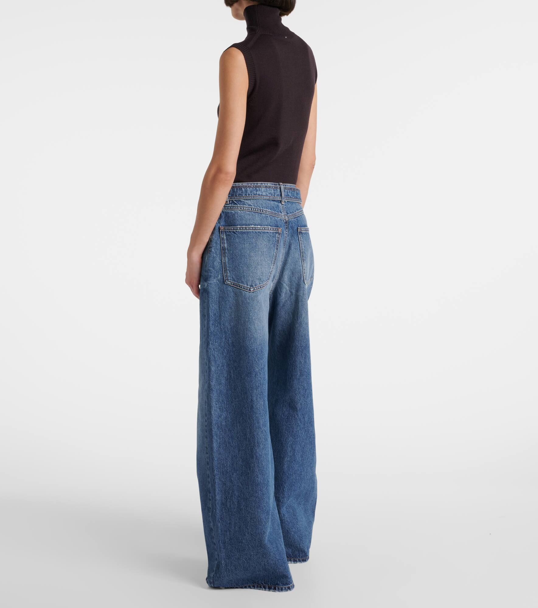 Procida mid-rise wide-leg jeans - 3