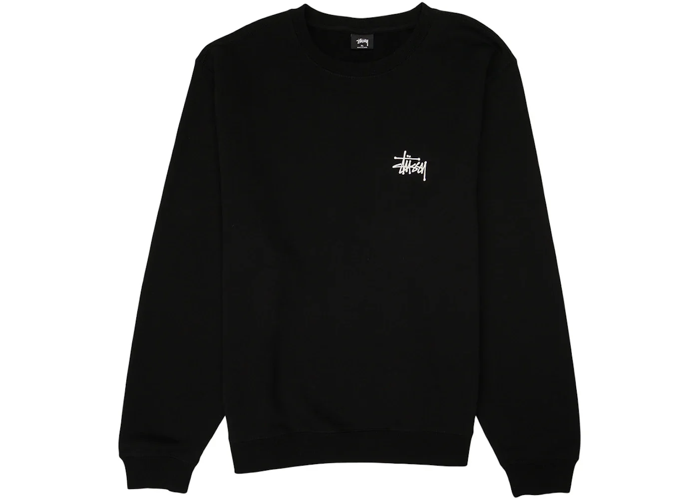 Stussy Basic Crew Black - 1