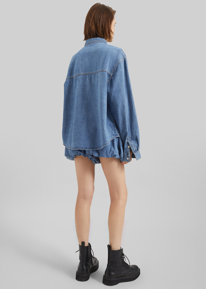 Varzy Denim Shirt - Medium Wash 9