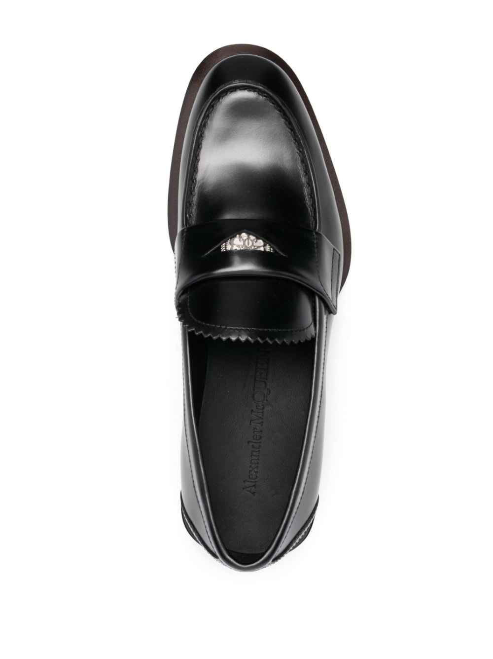 coin-embellished penny loafers - 4
