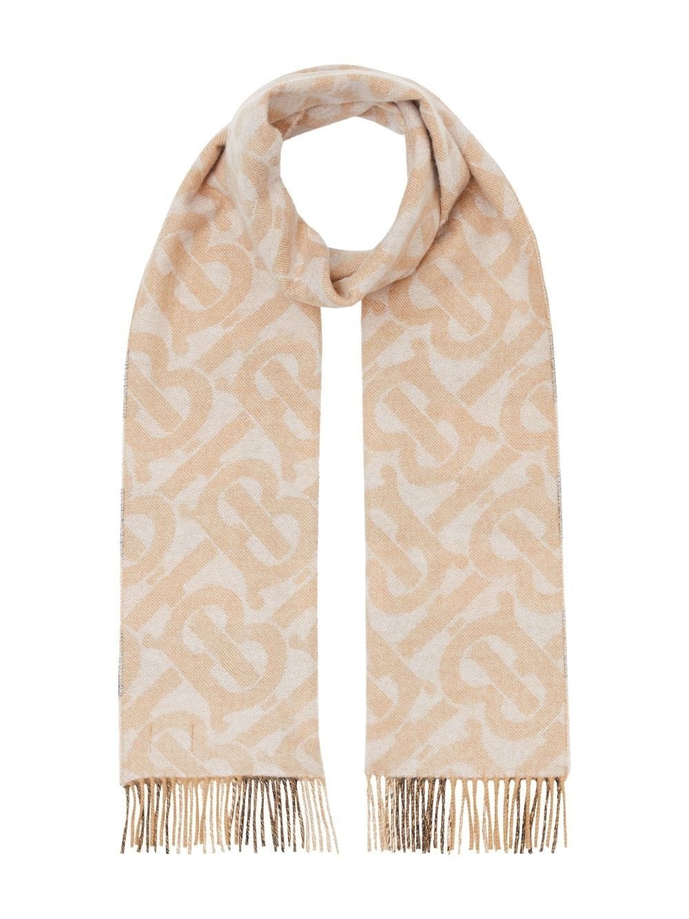 Burberry Monogram Print Silk Square Scarf - Farfetch