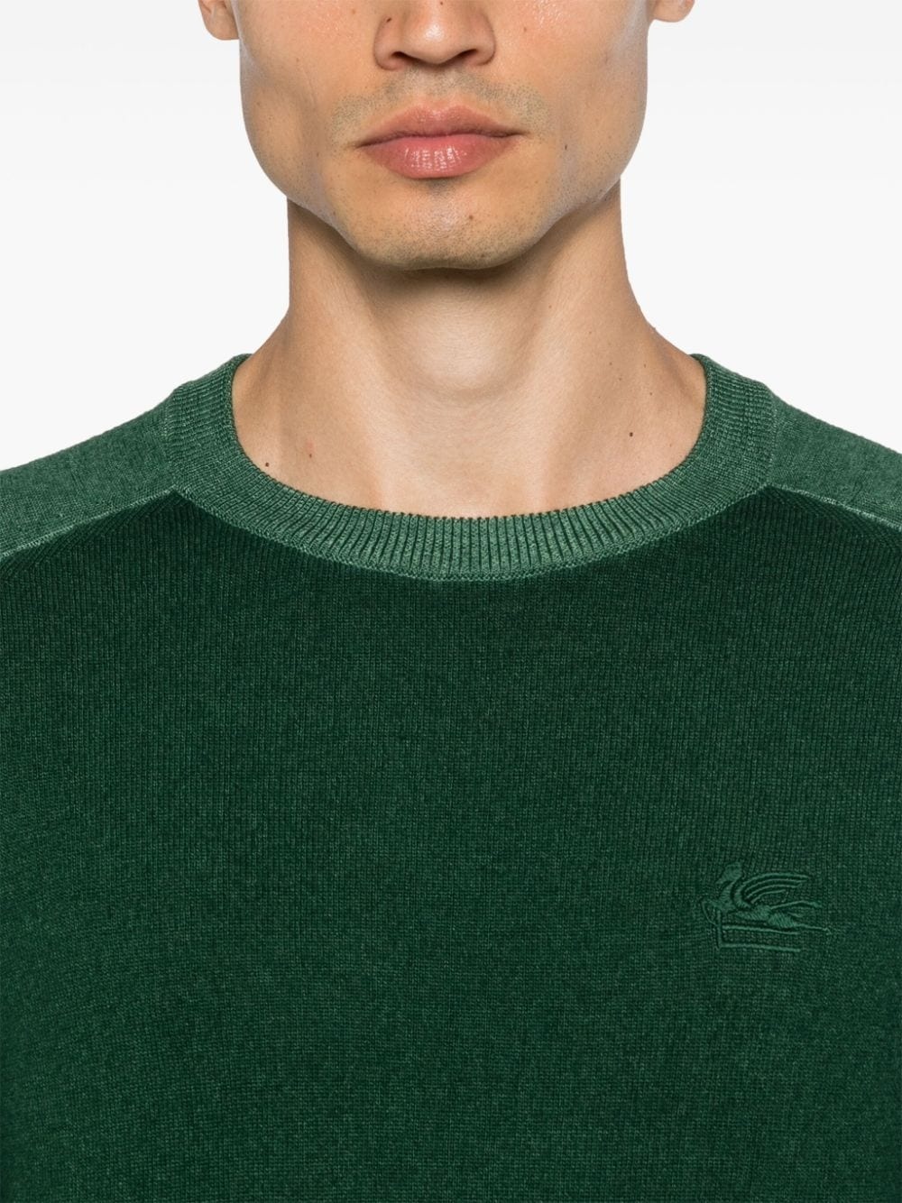 logo-embroidered sweater - 5