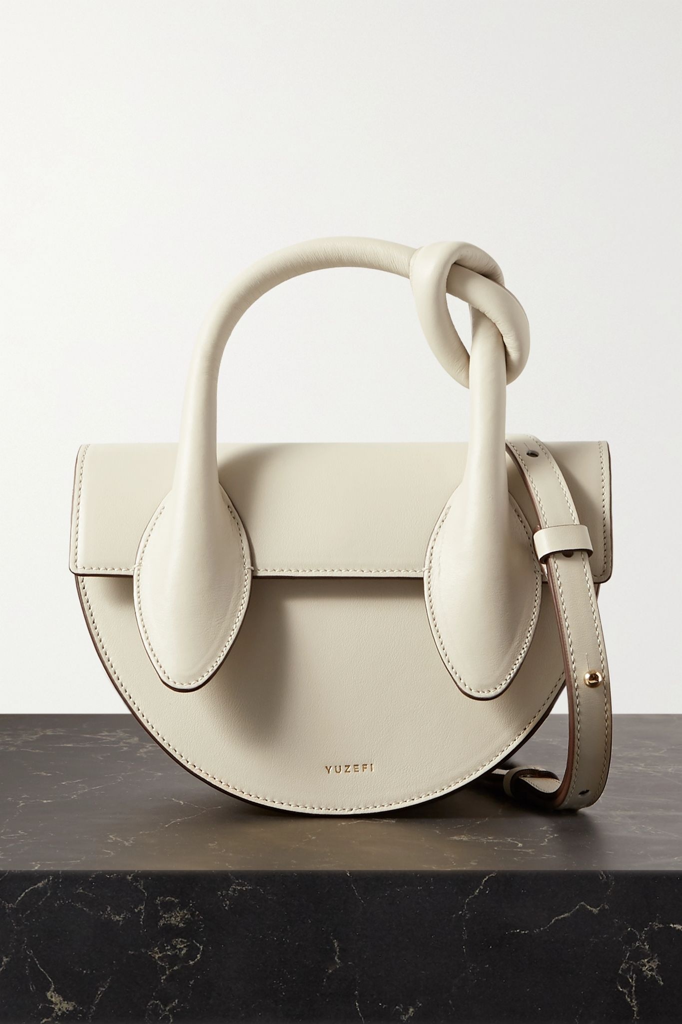 Dolores mini knotted leather tote - 1