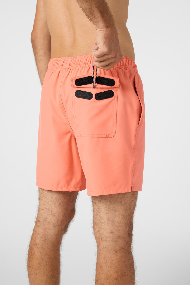 Lennox Hermosa Solid 17" Swim Trunks 7