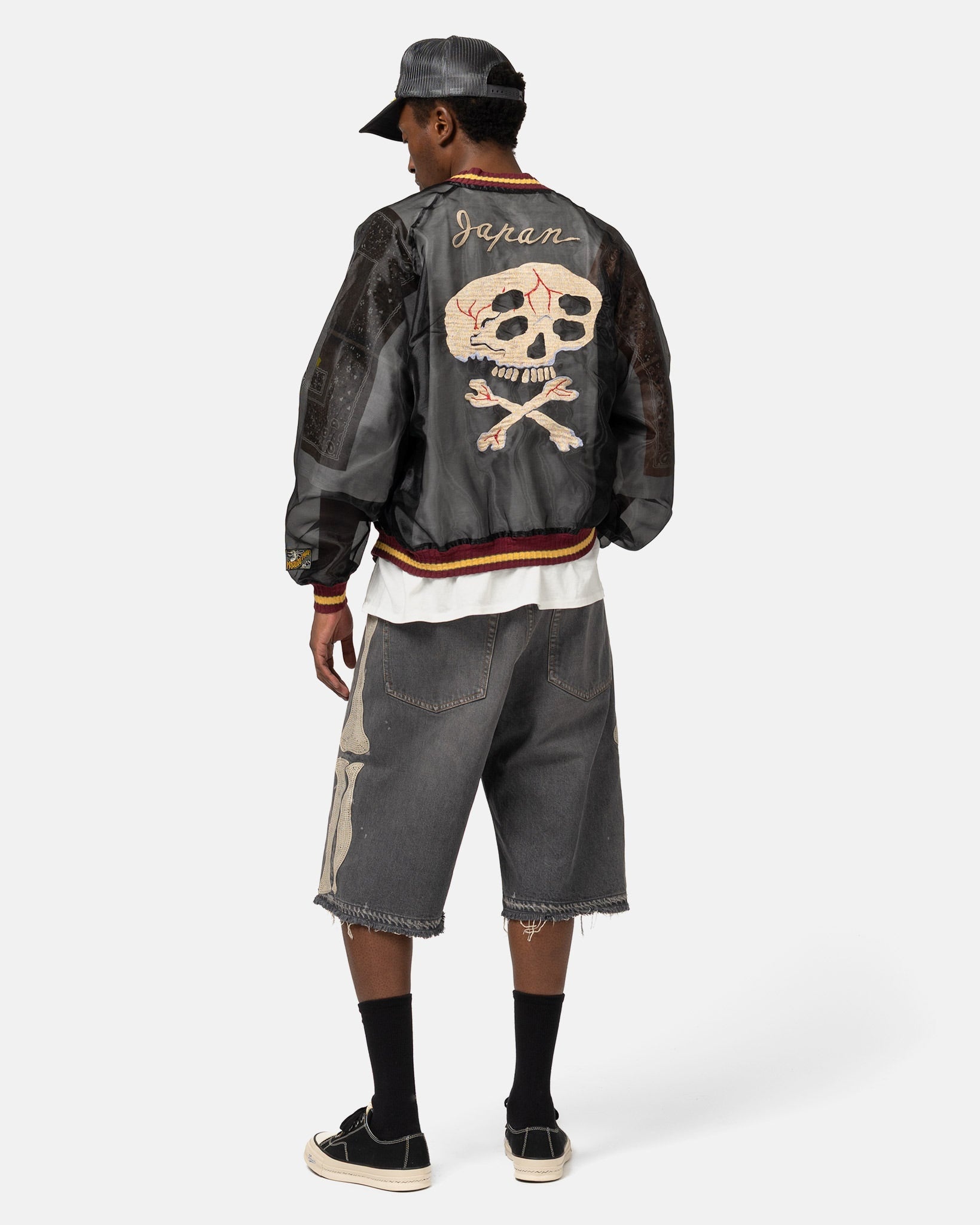 14oz Black Denim 5P Shorts (BONE) PRO - 4