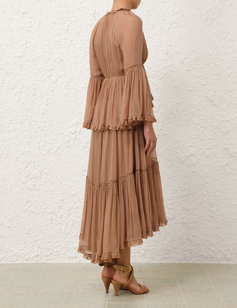 Hypnotic Peplum Flutter Dress - 4