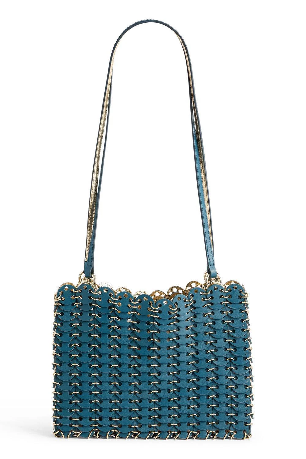 Leather Linked Shoulder Bag - 1