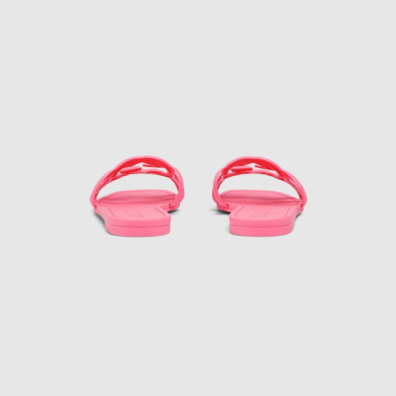 GUCCI Women's Interlocking G slide sandal outlook