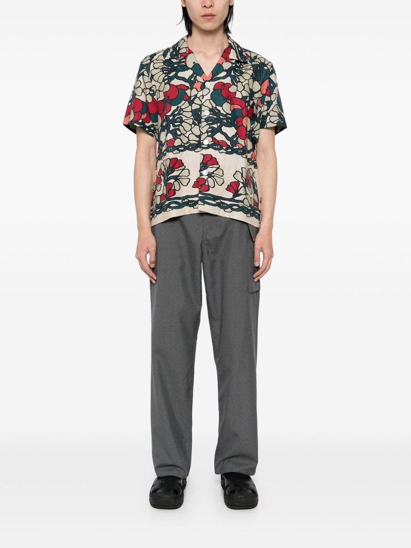 Marni cargo straight-leg trousers outlook