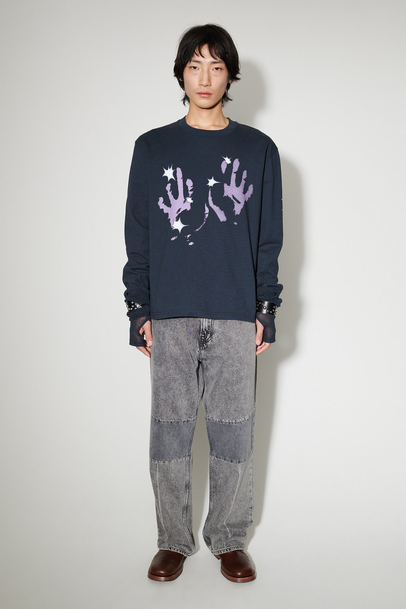 Our Legacy Tour Longsleeve Lilac Taste Of Hands Print outlook