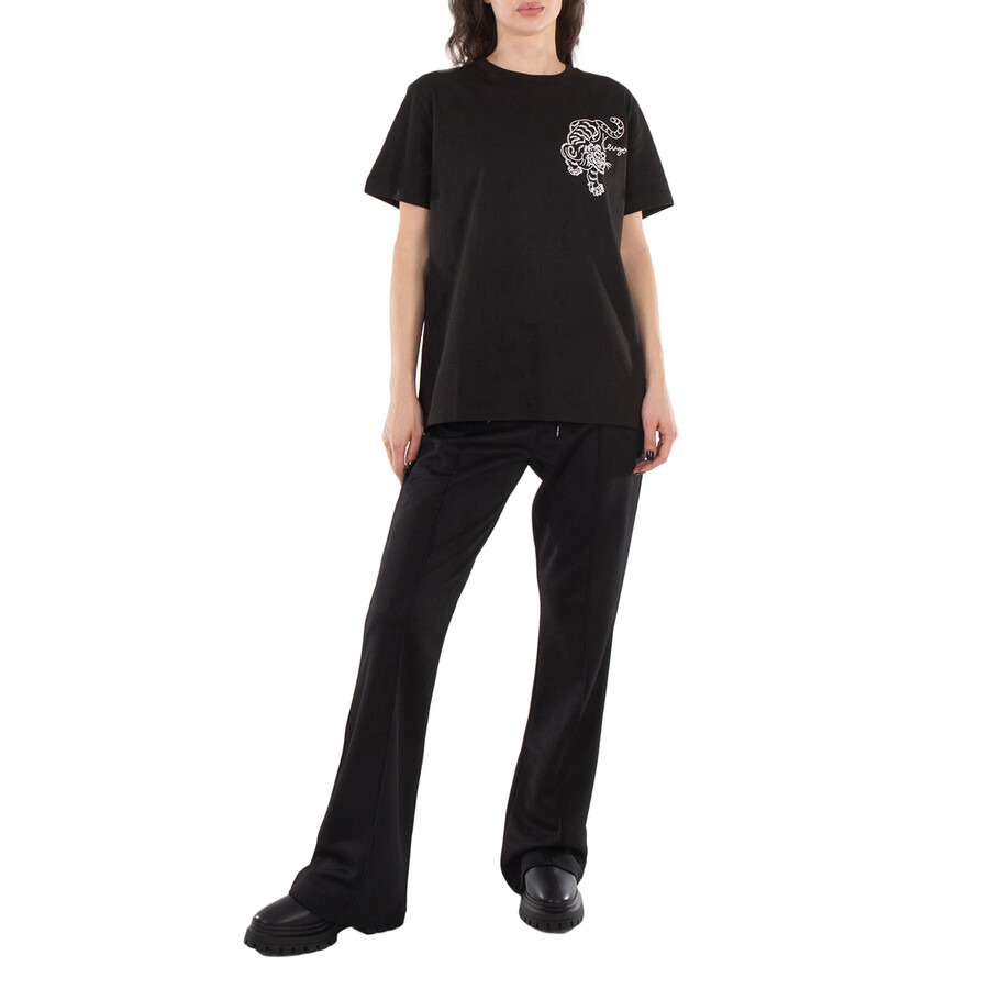 Kenzo Drawstring Flared Bottom Pants - 4