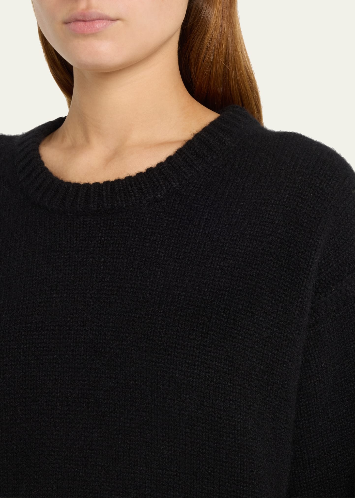 Cozy Cashmere Crewneck Sweater - 5