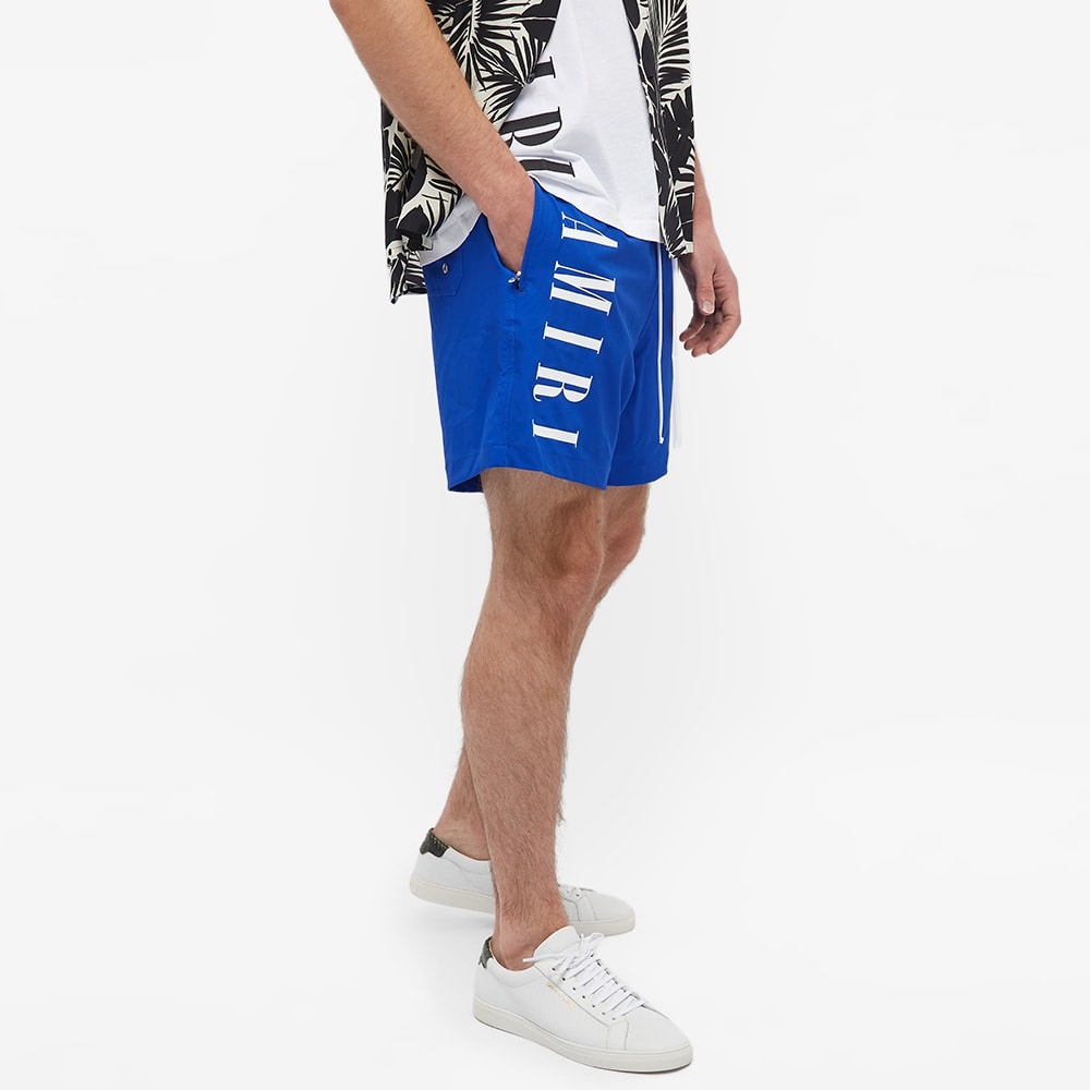 AMIRI Vertical Logo Swim Trunks - 4