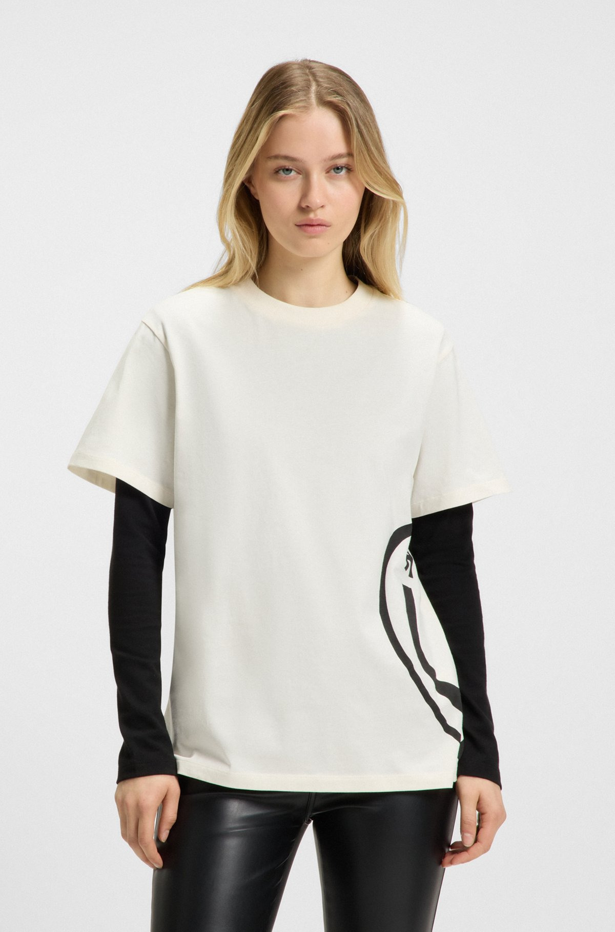 COTTON-JERSEY T-SHIRT WITH COLLECTION GRAPHIC - 2