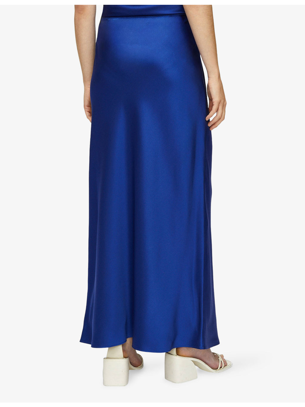 Isaak Elasticated-Waist Silk Maxi Skirt - 3