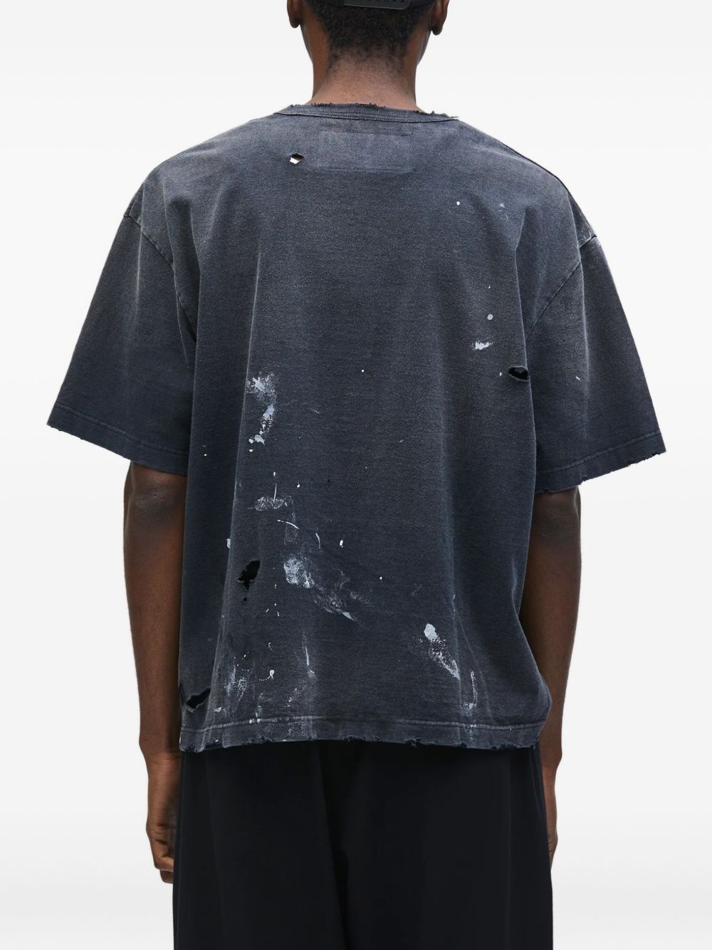 distressed T-shirt - 3