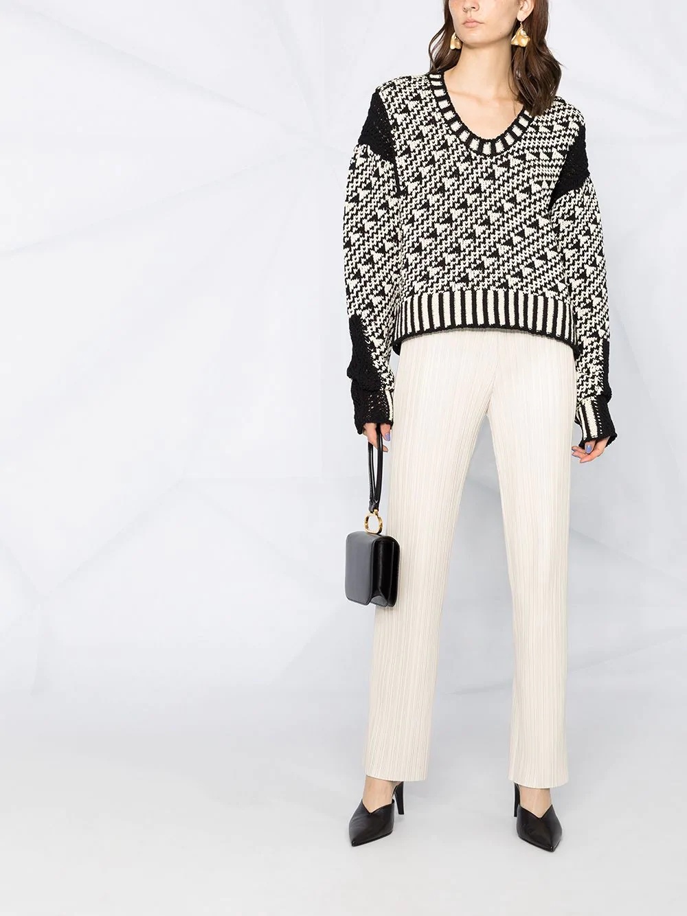 geometric pattern jumper - 4