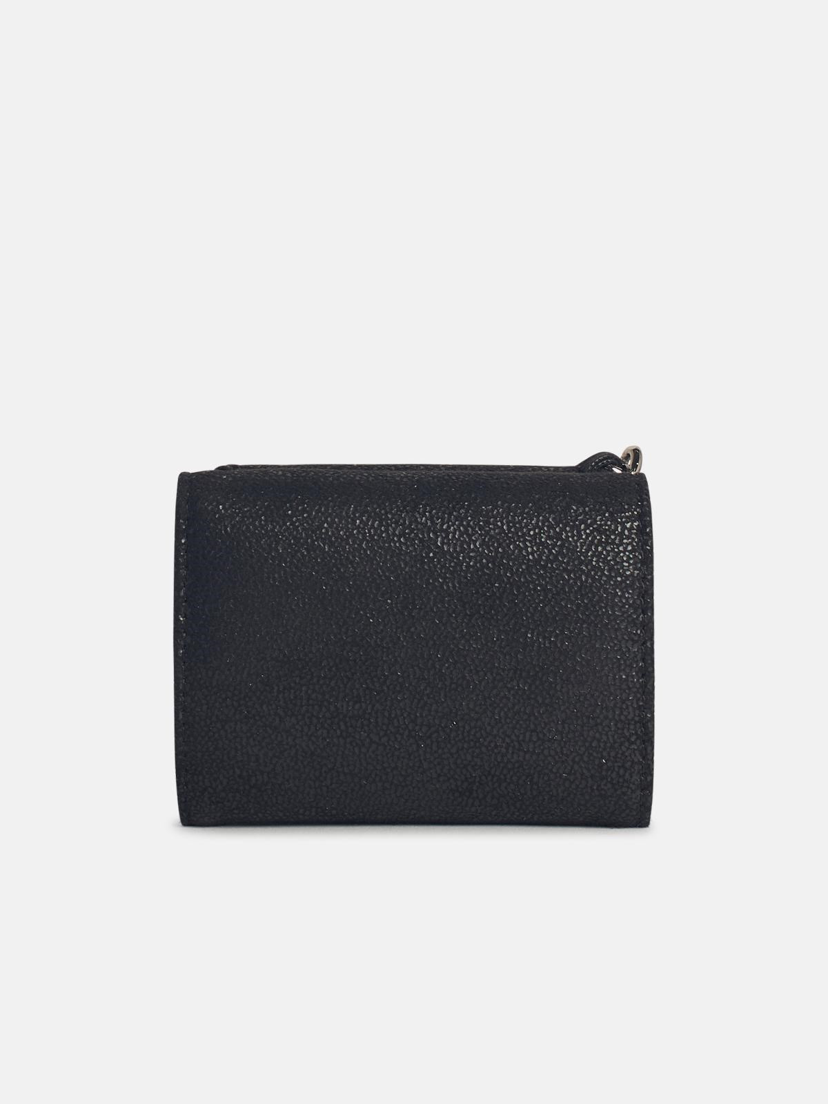 BLACK ECO LEATHER WALLET - 3