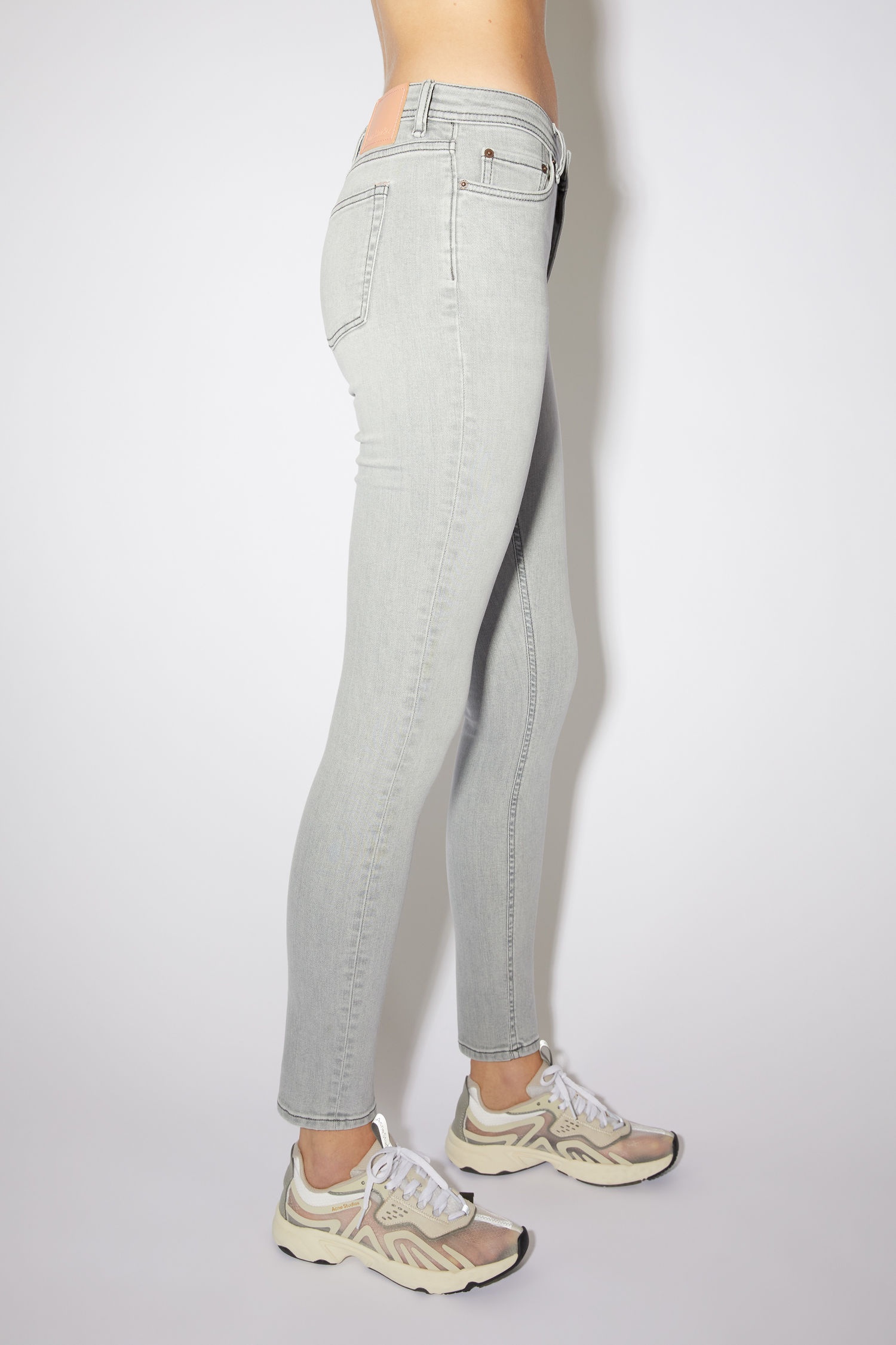Skinny fit jeans - Stone grey - 4
