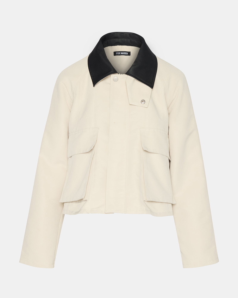 JUSTINA BARN JACKET OATMEAL 1