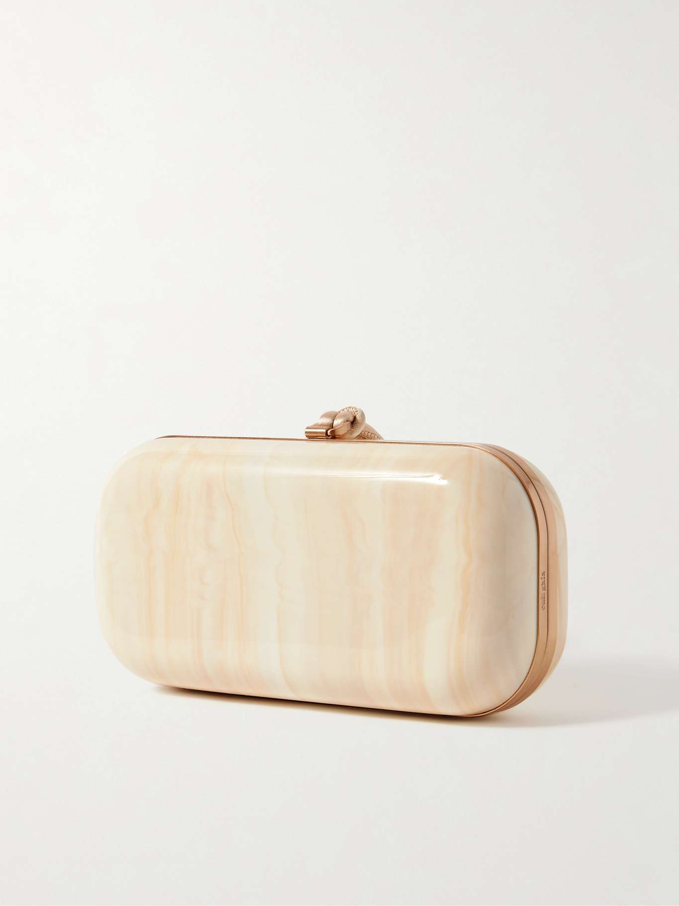 Yasmin tasseled resin clutch Neutral - 3