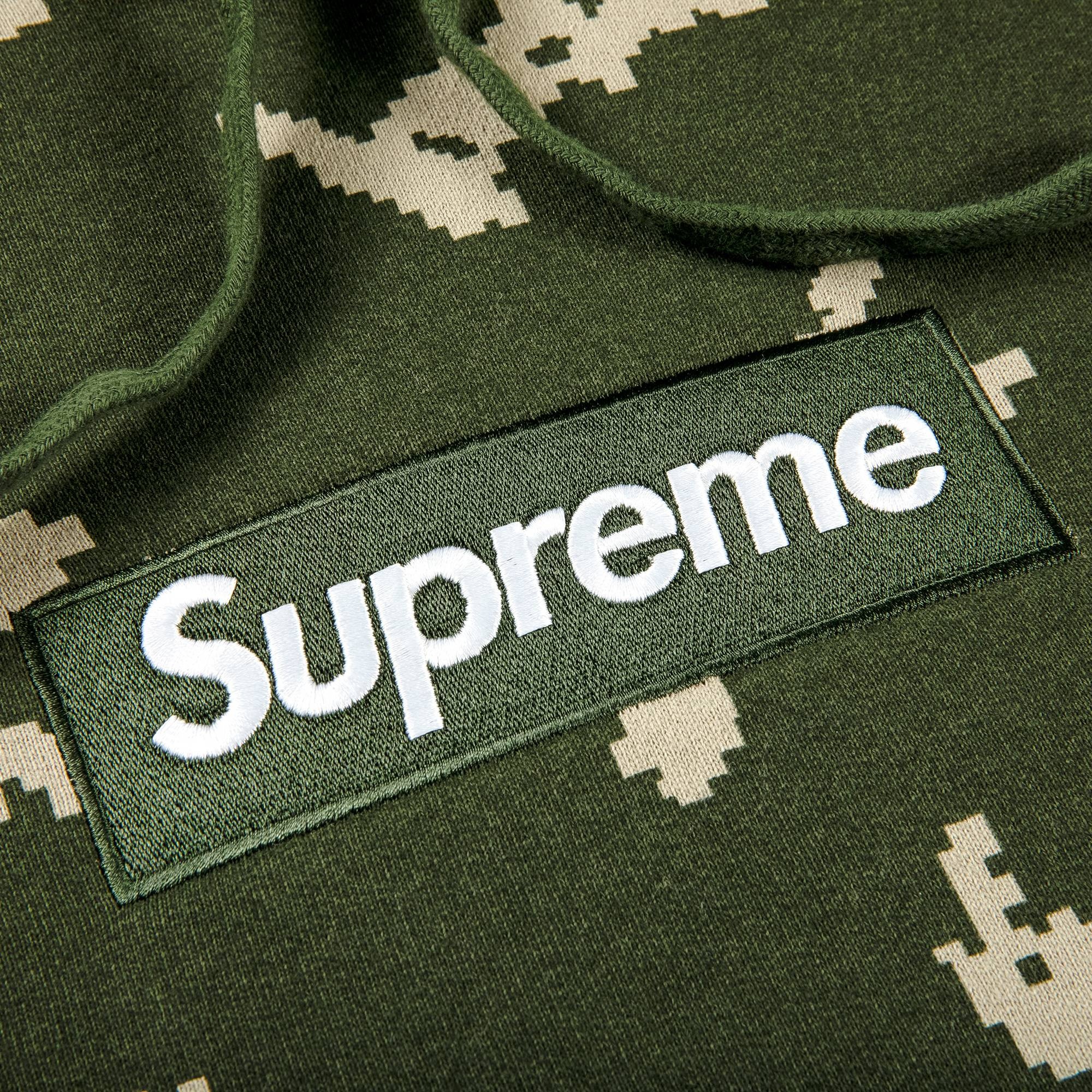 Supreme Box Logo Hooded Sweatshirt 'Olive Russian Camo' - 2