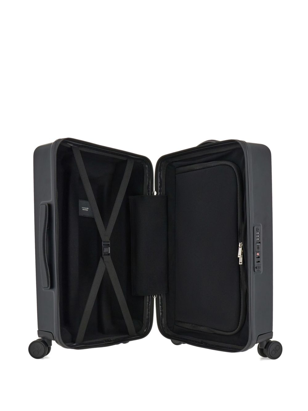 Gancini-print leather luggage - 6