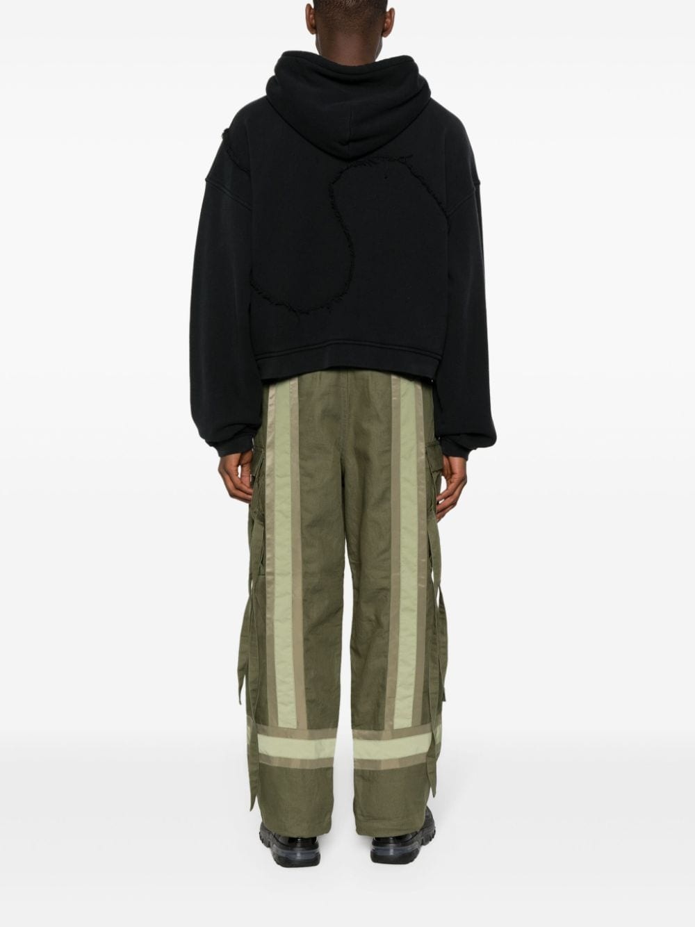 Hi-Vis M65 wide-leg cargo pants - 2