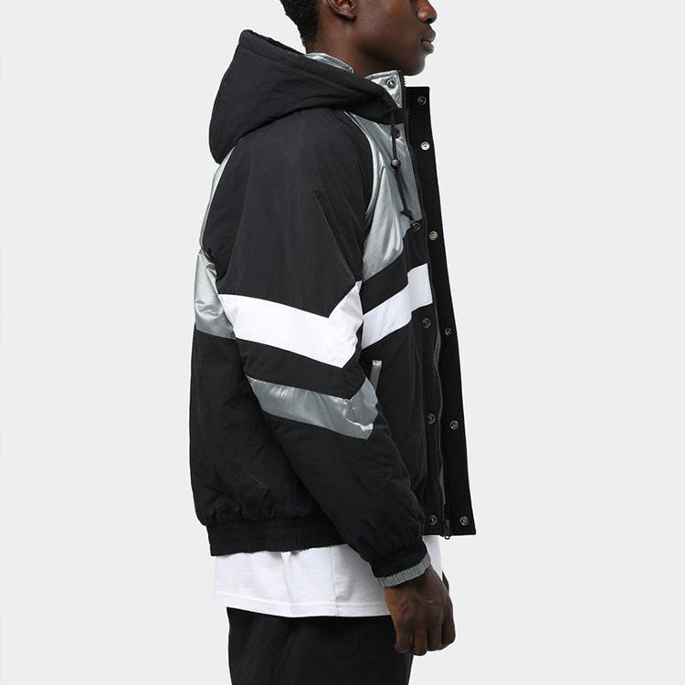 Supreme SS19 x Nike Hooded Sport Jacket Crossover waterproof Nylon hooded track Jacket Unisex Silver - 4