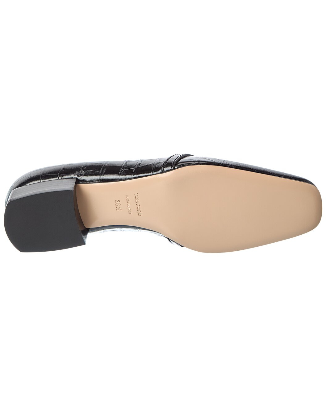 Tom Ford Croc-Embossed Leather Loafer - 4