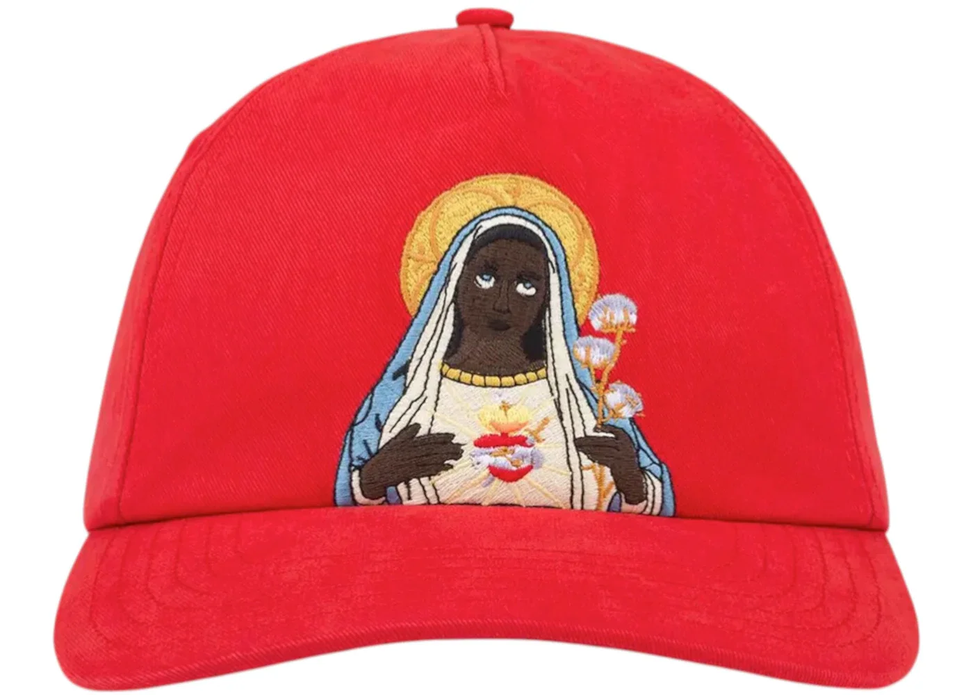 Denim Tears Black Mary Cap Red - 1