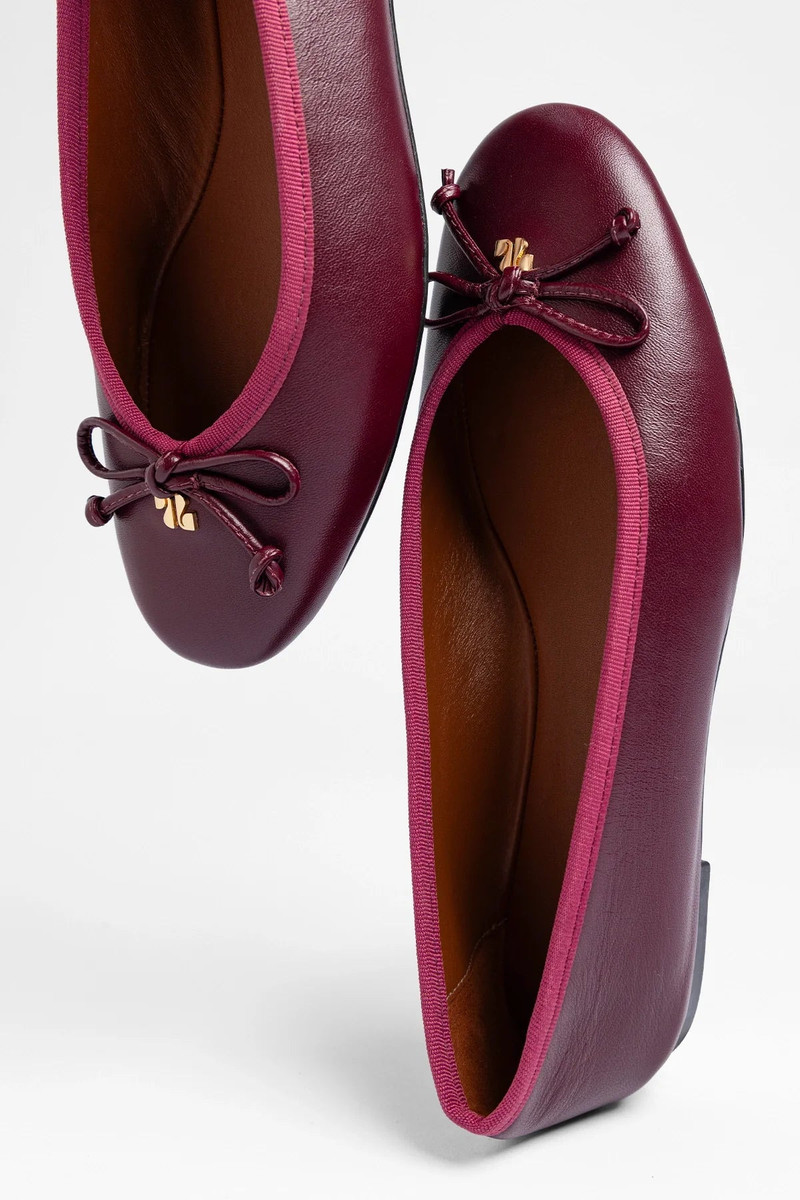 Pavlova Ballet Flat Ruby Leather 5