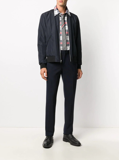 Thom Browne plaid cotton shirt outlook