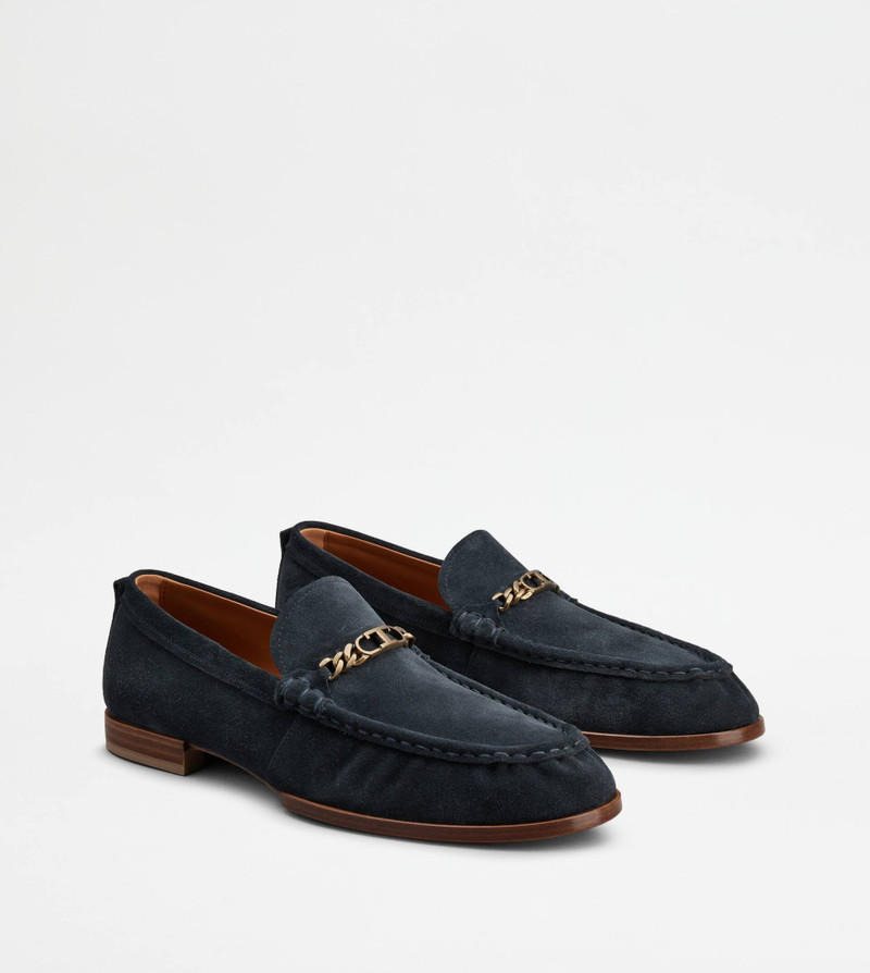 LOAFERS IN SUEDE - BLUE 3