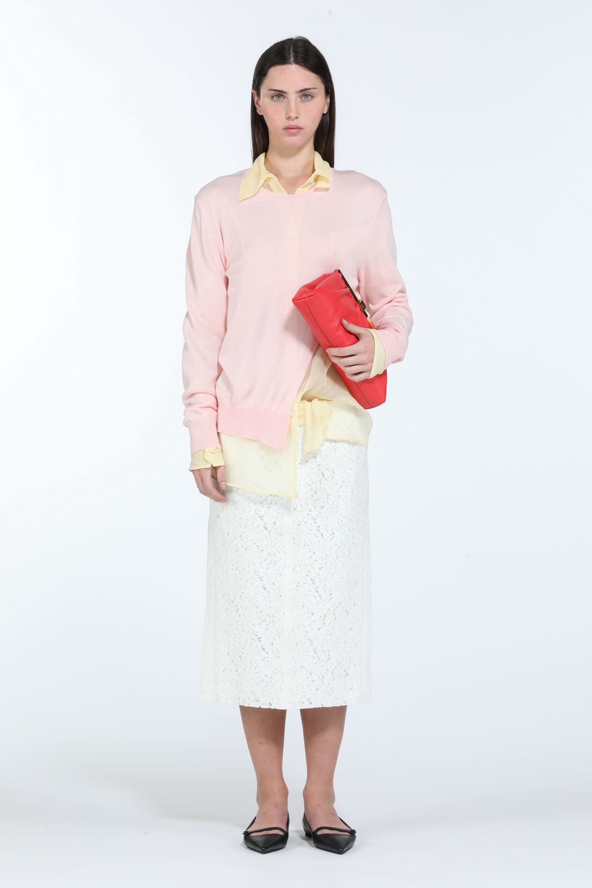 SHEER SILK SHIRT - 4