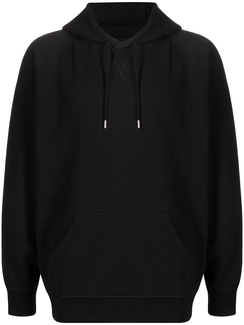 logo-print drawstring hoodie - 1