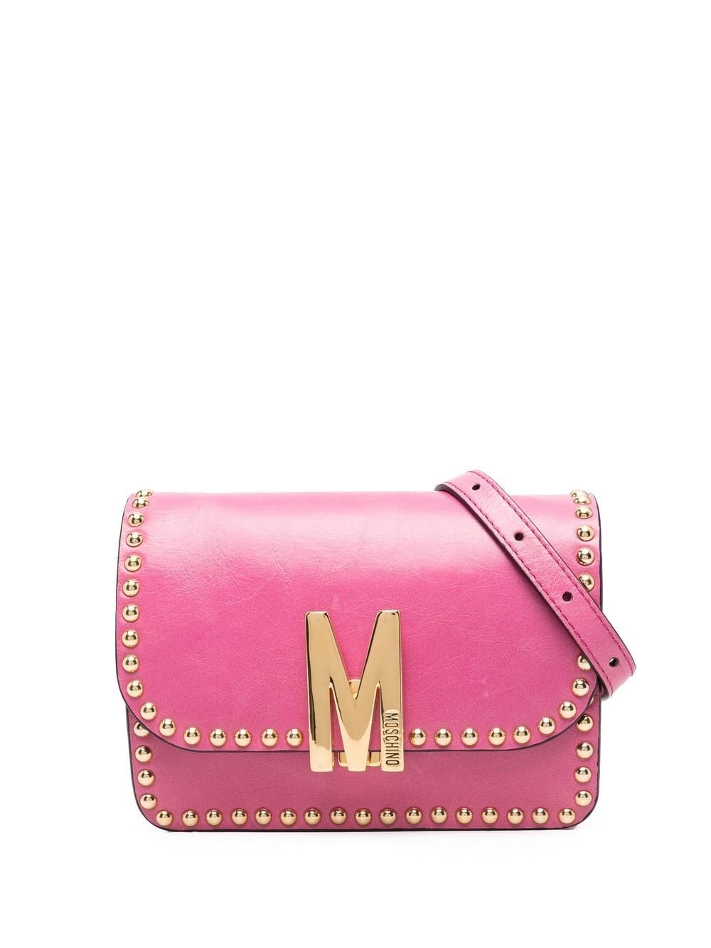 logo-plaque crossbody bag - 1