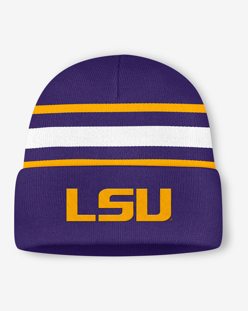 LSU Primetime Utility Campus Men's Nike College Cuffed Beanie 1