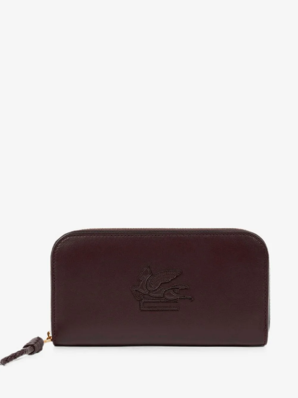 Libra zip-around leather wallet with Pegaso - 1