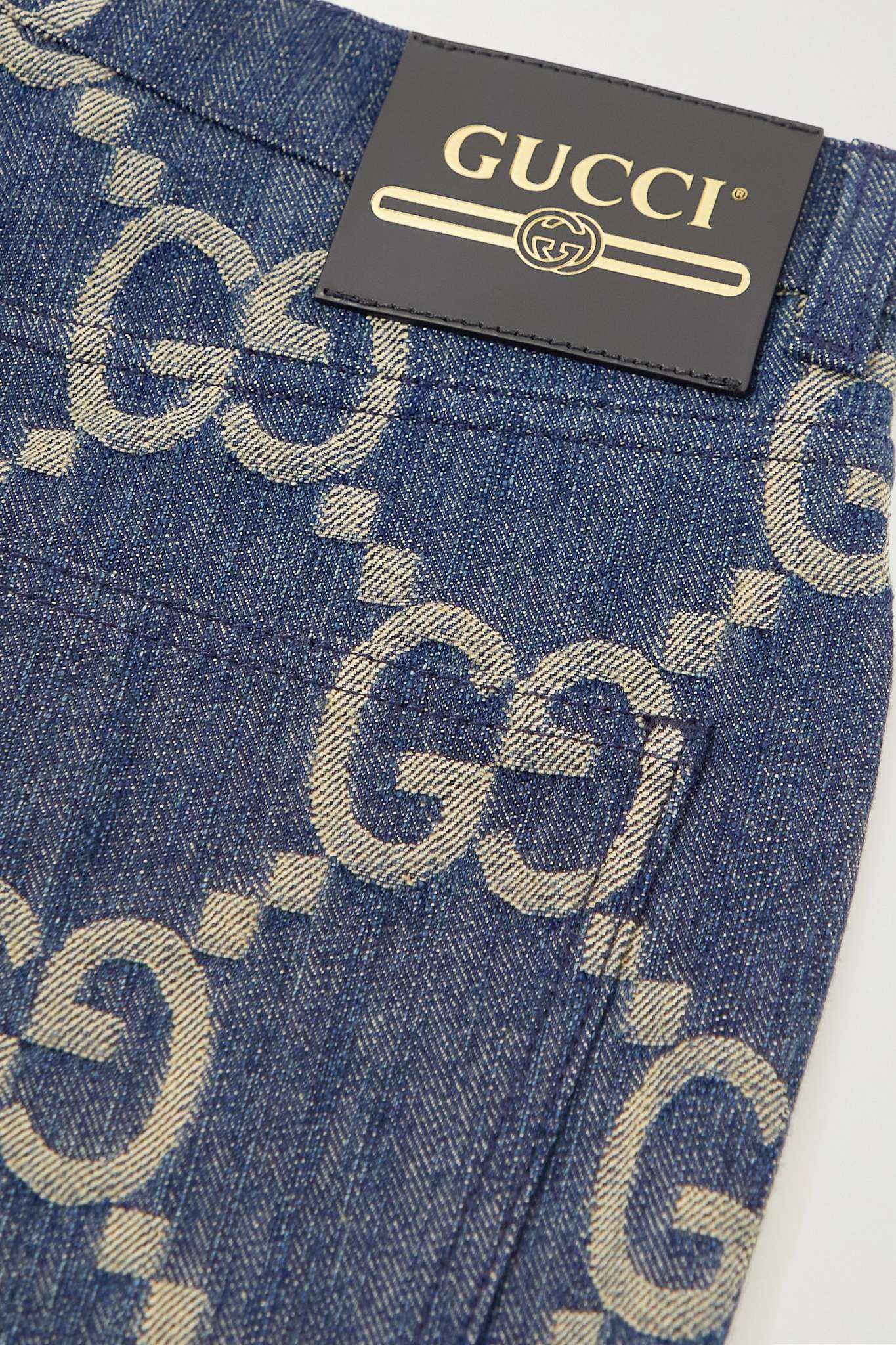 GUCCI Jumbo GG デニムロンパース GUCCI グッチ ジャンボGG Denim デニム Jumpsuit ジャンプスーツ