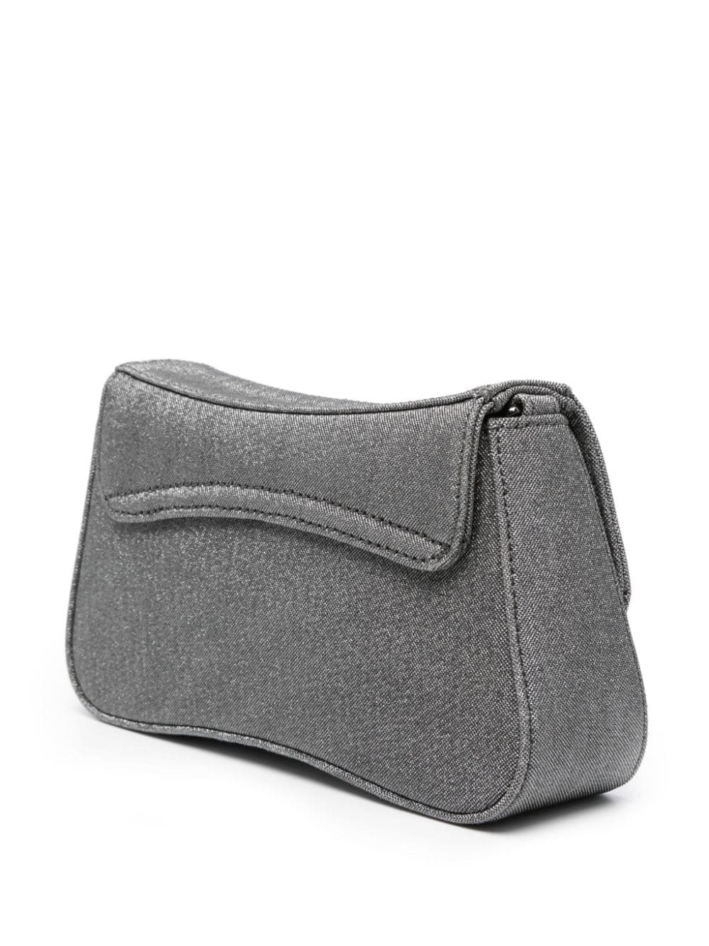 logo-plaque glittered shoulder bag - 3