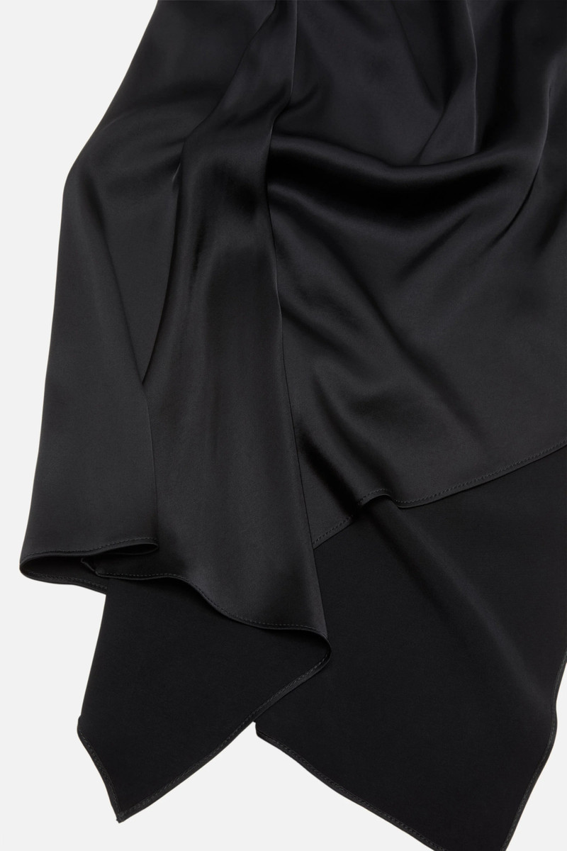 Satin Dress - Black 4