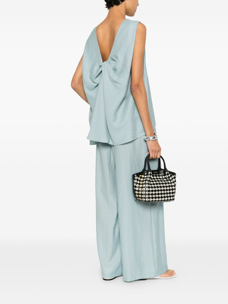ELEH drawstring wide-leg trousers outlook