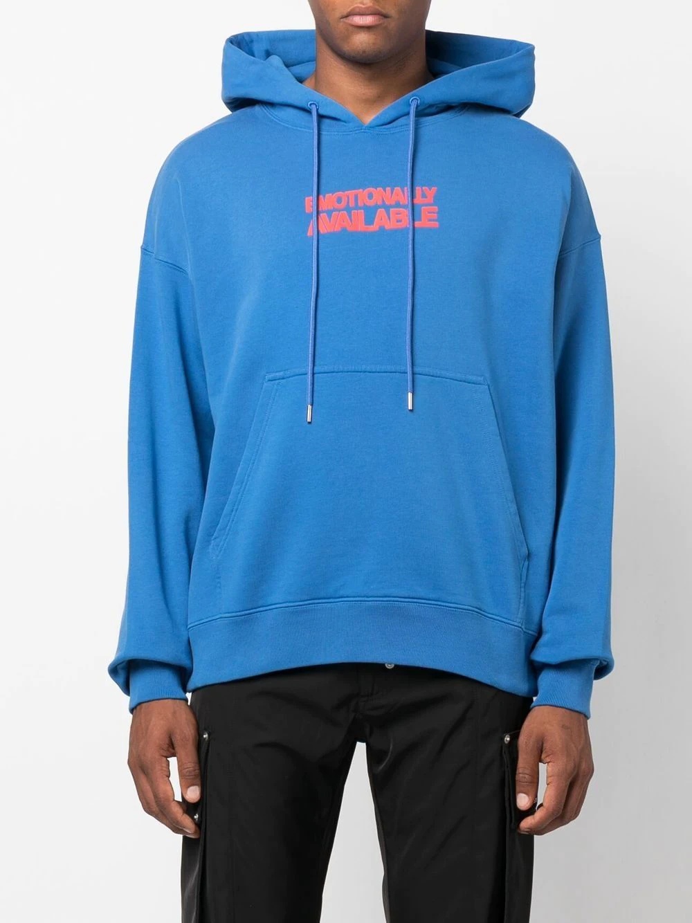 Arrows slogan print hoodie - 3