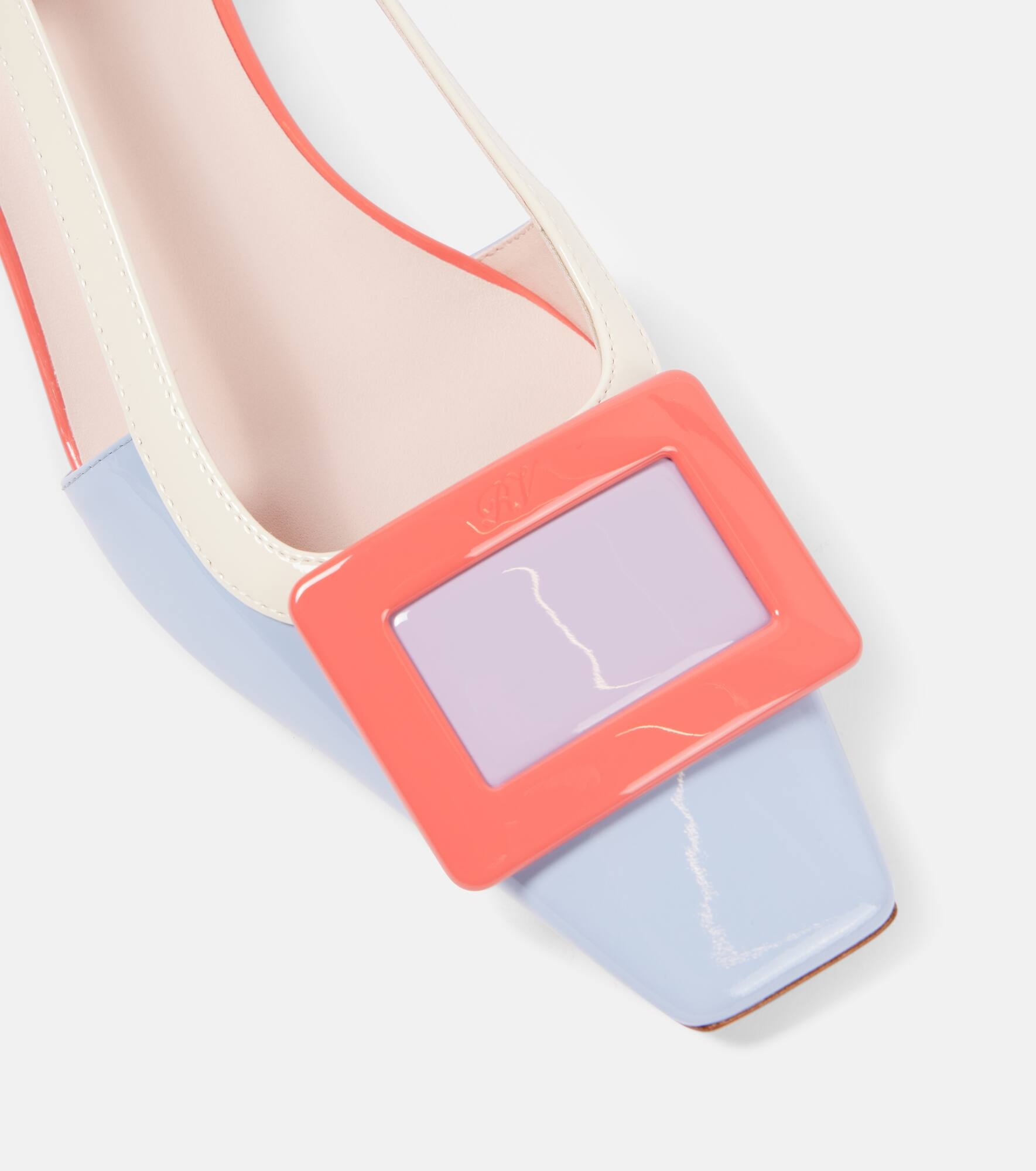 Belle Vivier patent leather slingback pumps - 5