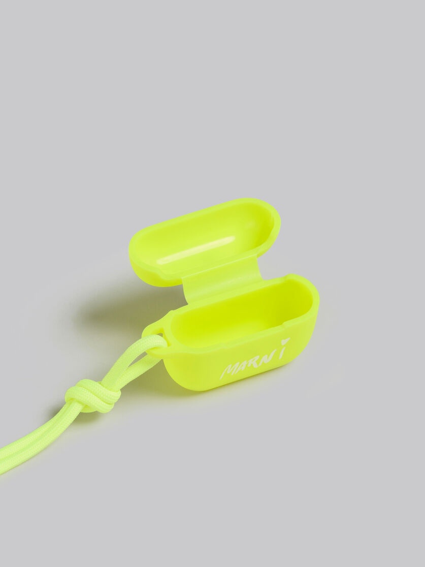 NEON YELLOW GUMMY AIRPODS CASE - 3